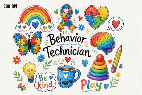 Behavior Technician Png: Autism Awareness Design Review