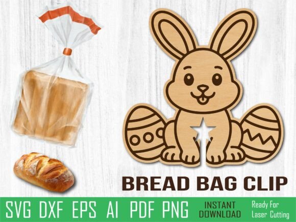 Bunny Eggs Easter Bread Clip, Laser Cut Review