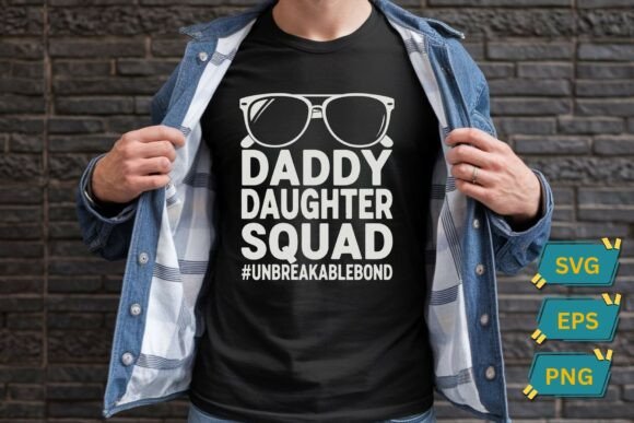 Daddy Daughter Squad Fathers Day T-Shirt Review