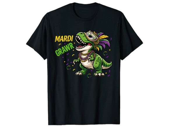 Funny T-Rex Mardi Gras T-Shirt Review