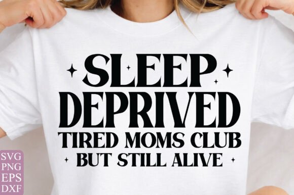 Funny Tired Moms Club PNG, Sarcastic Mom Review