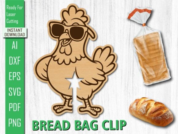 Laser Cut Animal Cool Chicken Bread Clip Review