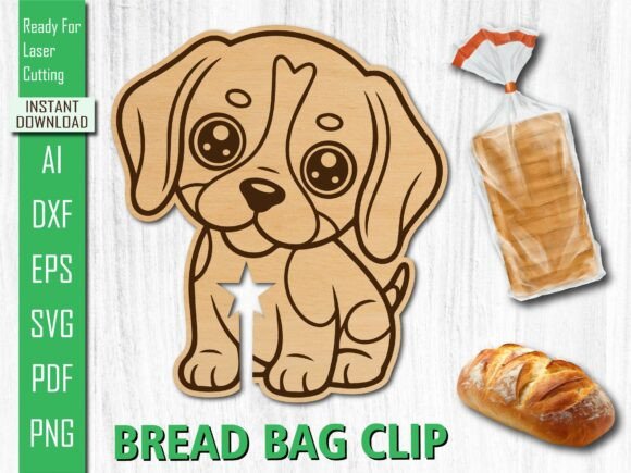 Laser Cut Dog, Sitting Puppy Bread Clip Review