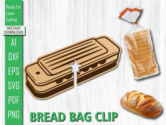Laser Cut Minimalist Plain Bread Clip Review
