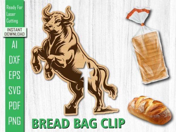 Laser Cut Running Bull Calf Bread Clip Review