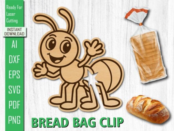 Laser Happy Cartoon Ant Bread Clip SVG Review