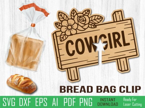 Rustic Cowgirl Bread Clip Design Review