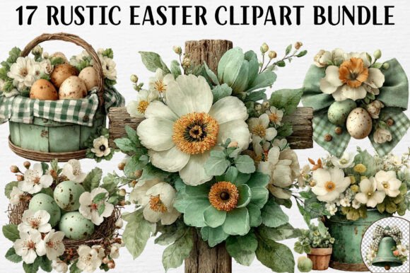 Rustic Easter Clipart Bundle Review